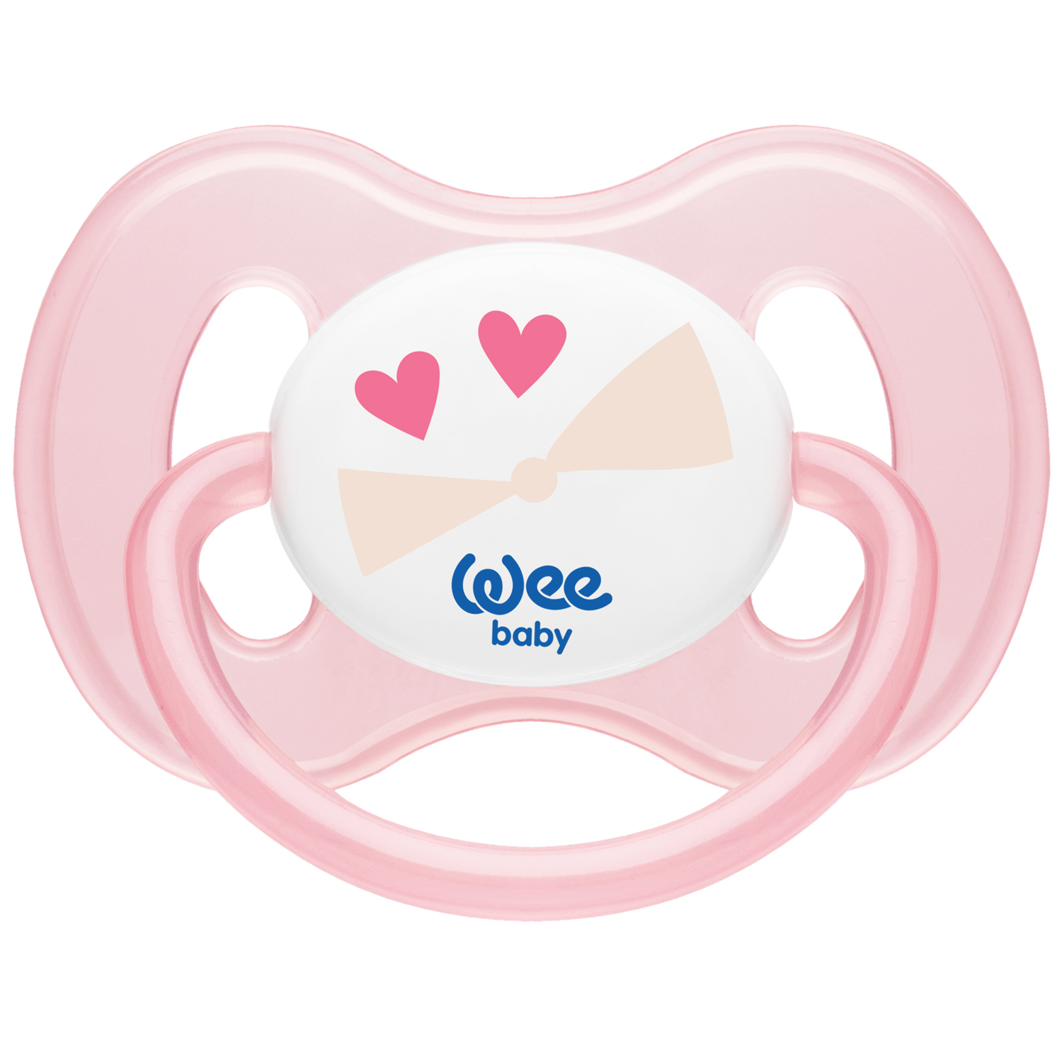 

Пустышка WeeBaby BUTTERFLY силикон, от 6 месяцев
