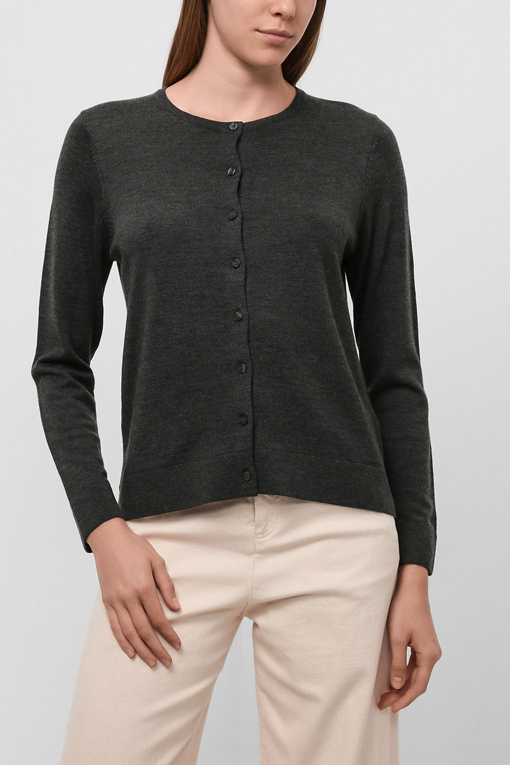 

Кардиган женский Essentials by Stockmann 2108 AMELIA зеленый XS, 2108 AMELIA