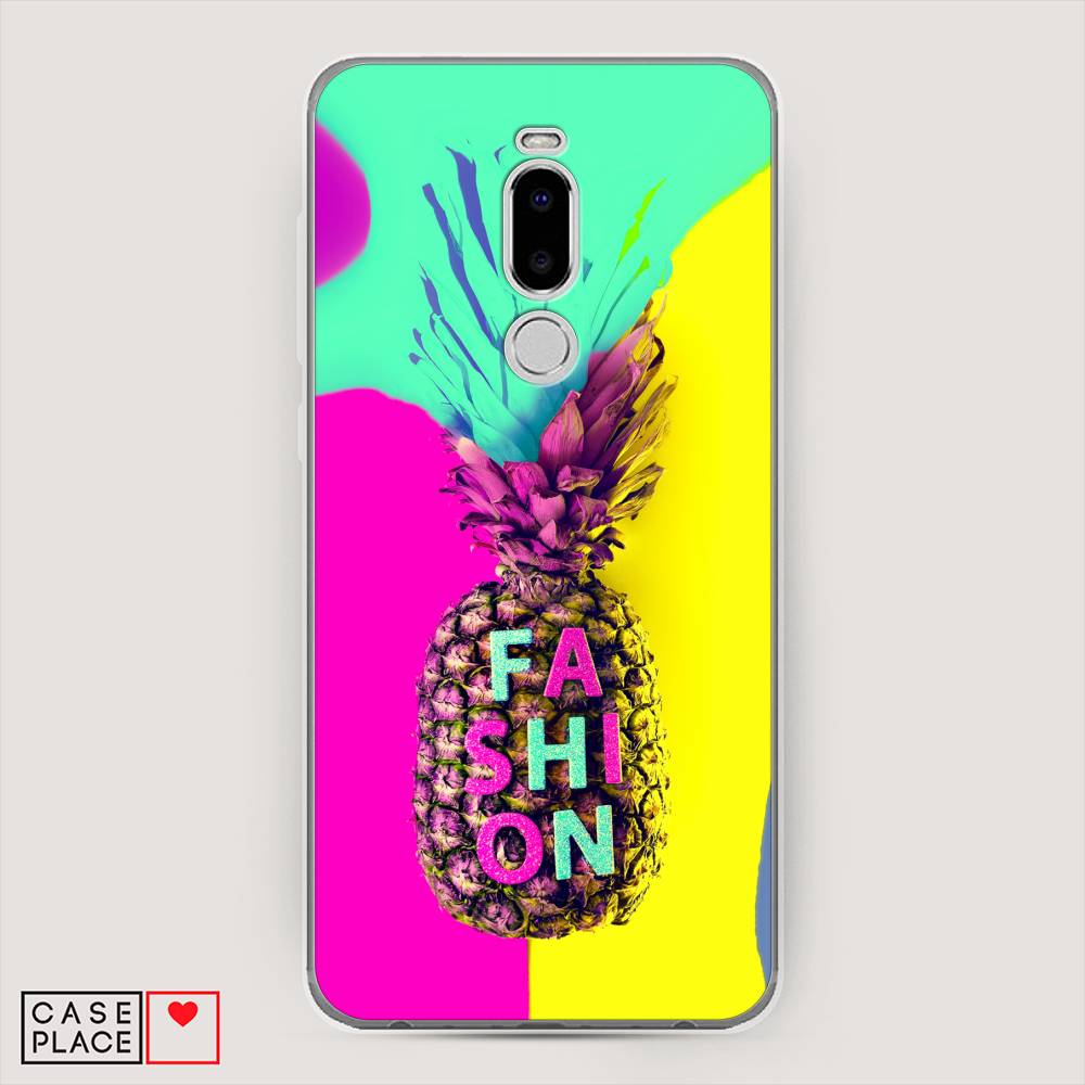 

Чехол Awog на Meizu Note 8 "Кислотный ананас", Желтый;розовый;голубой, 73050-10