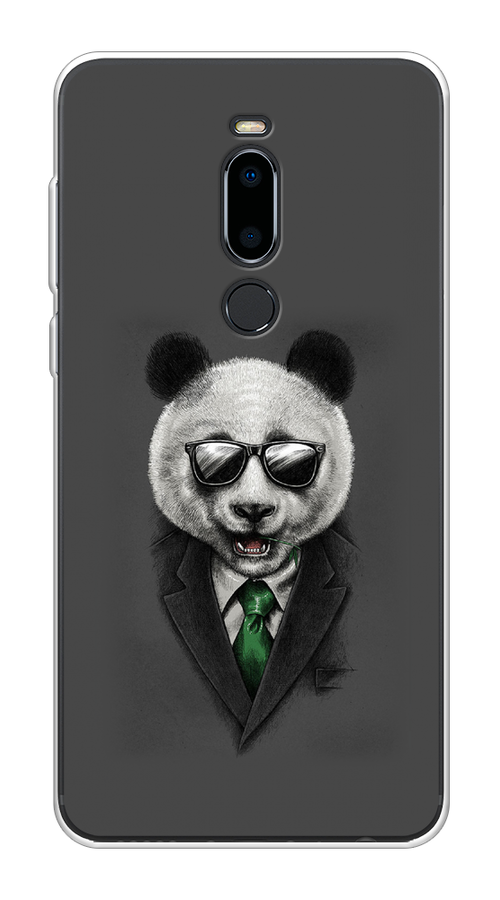 

Чехол Awog на Meizu M8 "Деловая панда", Серый;зеленый, 73150-10