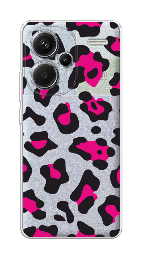 

Чехол на Xiaomi Redmi Note 13 Pro Plus "Pink cow spots", Черный;розовый, 320250-1