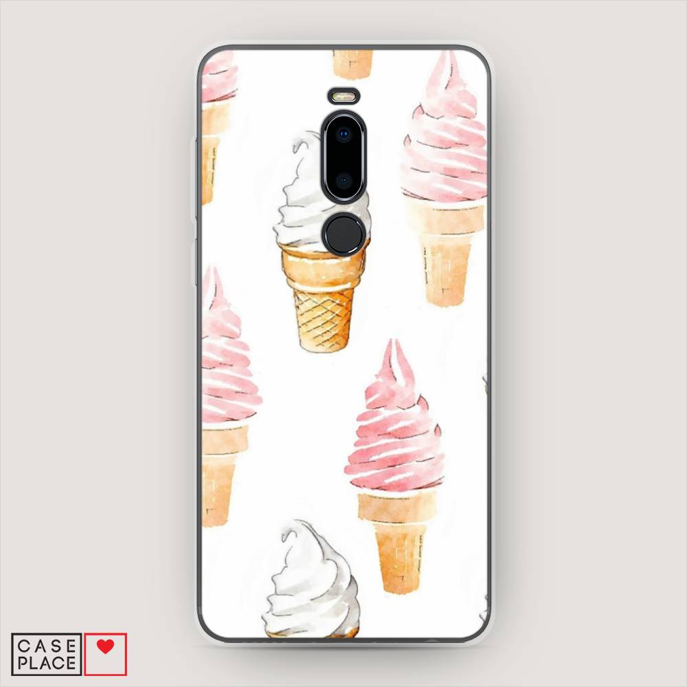 

Чехол Awog на Meizu M8 "Нарисованное мороженое", Белый;розовый, 73150-10