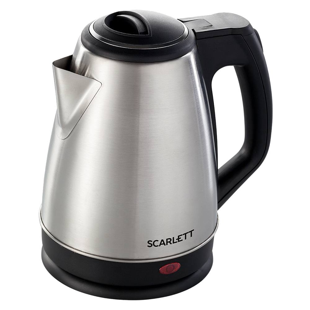 Чайник электрический SCARLETT SC-EK21S25 1.5 л серебристый чайник электрический scarlett sc ek21s25 1350 вт серебристый 1 5 л нержавеющая сталь
