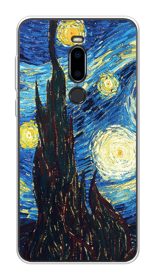 

Чехол Awog на Meizu M8 "Ван Гог Звездная ночь", Желтый, 73150-9