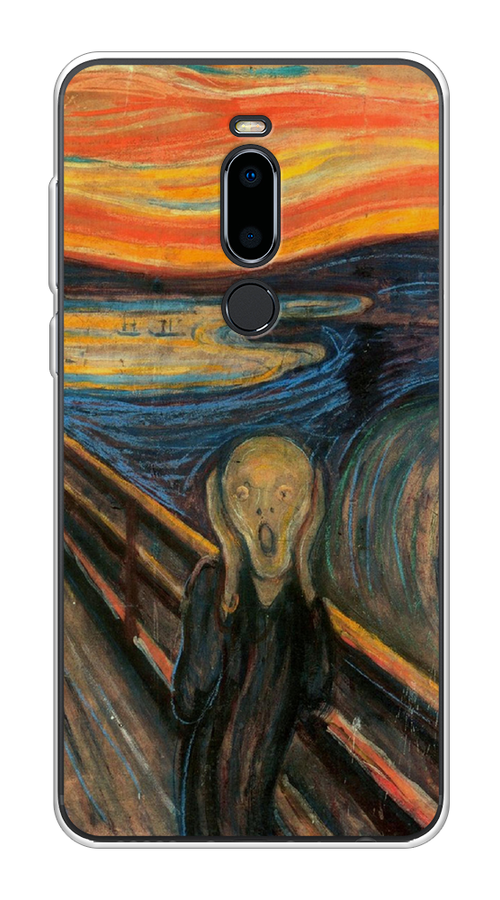 

Чехол Awog на Meizu M8 "Крик", Оранжевый;синий;серый, 73150-9