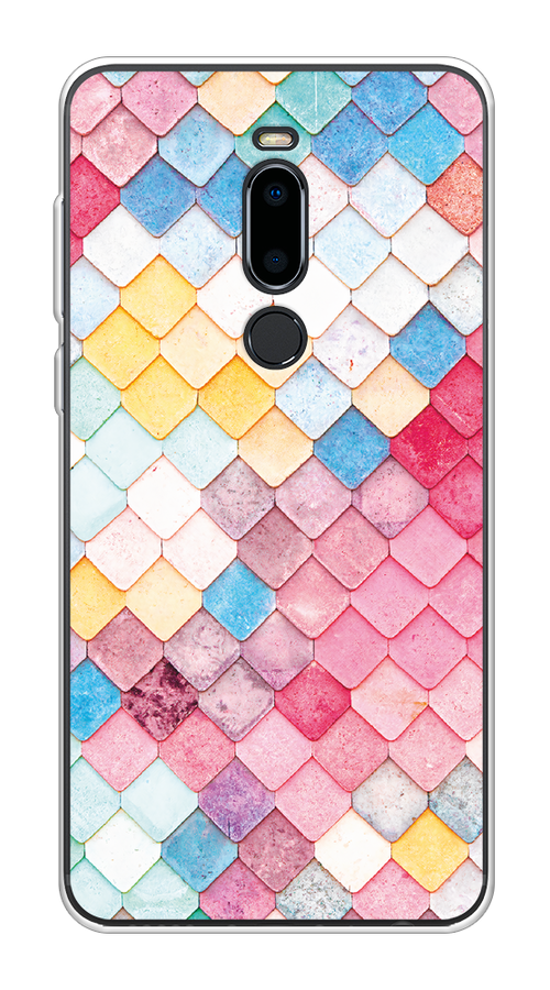 

Чехол Awog на Meizu M8 "Нежные ромбики", Красный, 73150-4