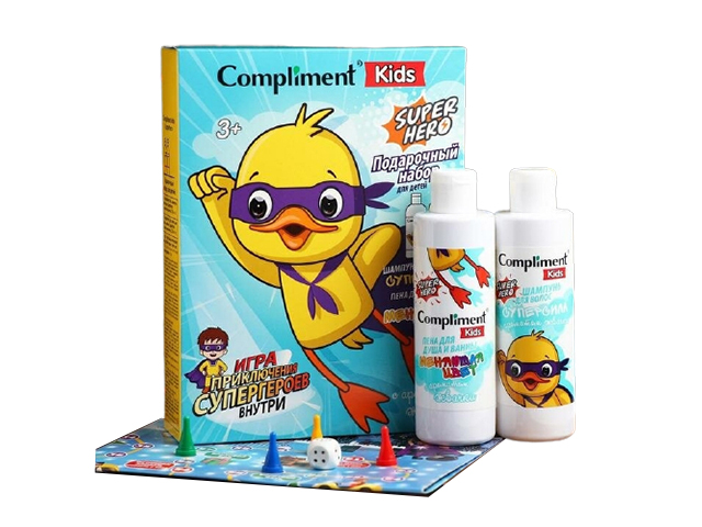 

Пена для душа и ванны Compliment Kids Superhero c ароматом газировки 200 мл