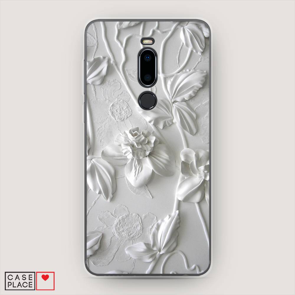 

Чехол Awog на Meizu M8 "Гипсовые цветы", 73150-7