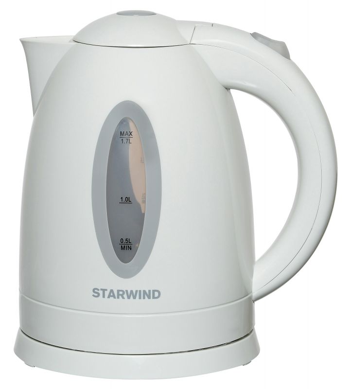 Чайник электрический STARWIND SKP2211 1.7 л белый кофеварка starwind stg6050 белый