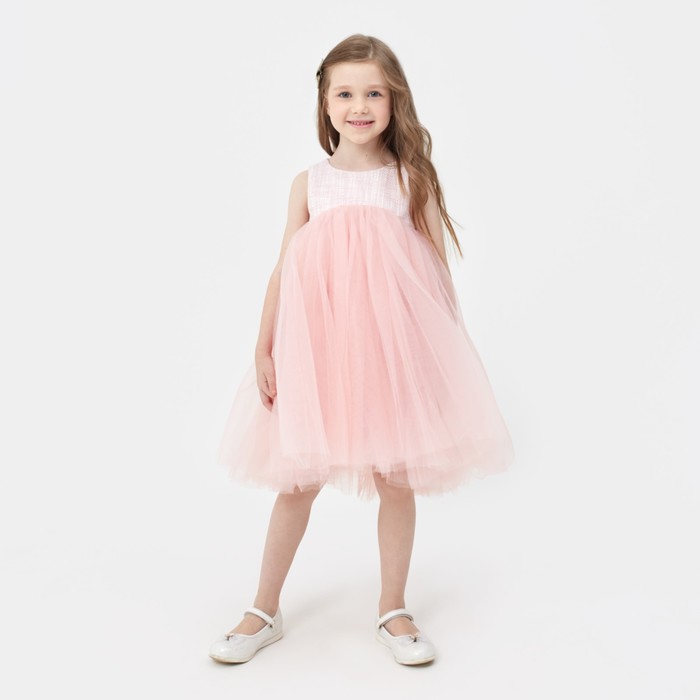 

Платье для девочки MINAKU: PartyDress цвет розовый, рост 104, 000719381