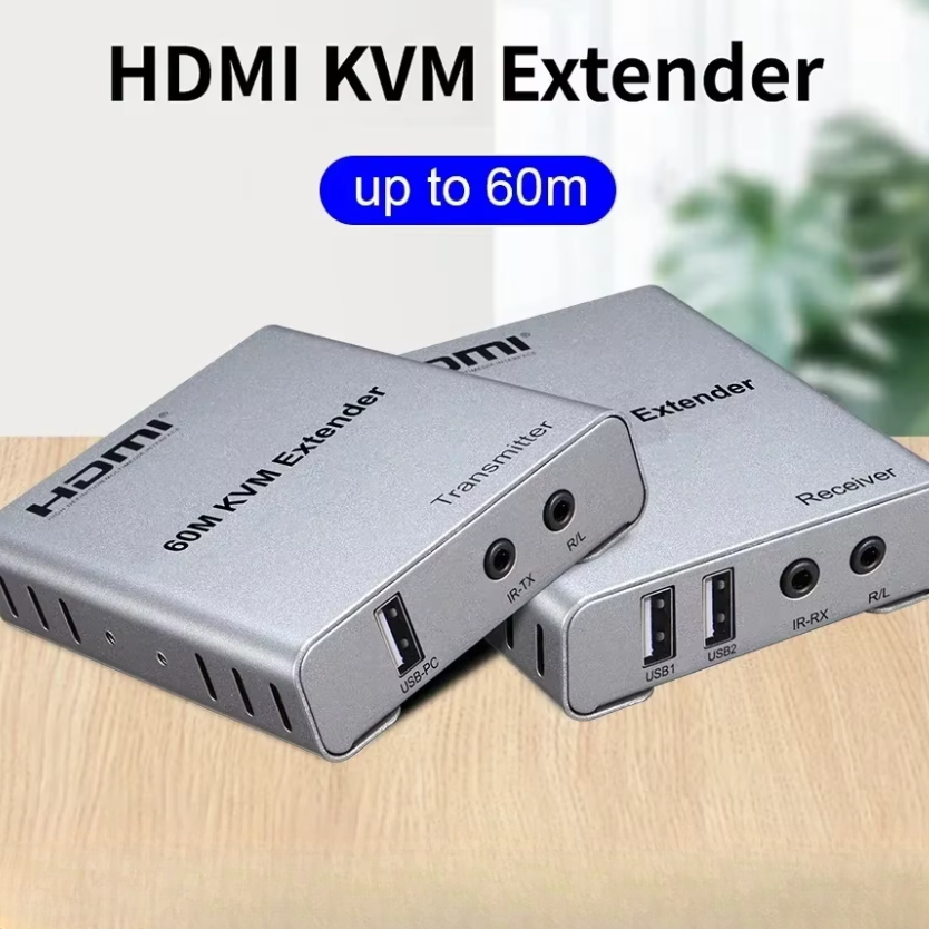 

HDMI коммутатор NoBrand KVM HDMI+USB 60м, KVM HDMI+USB