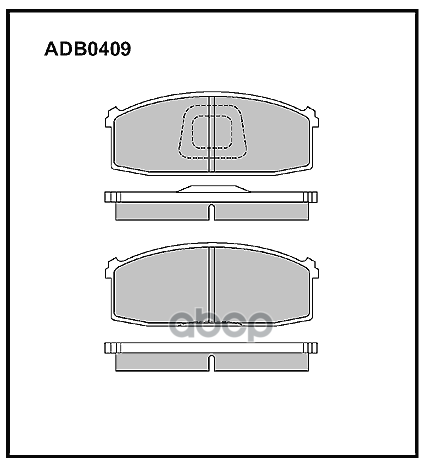 

Колодки Тормозные Nissan Bluebird 1.6-2.0D 80-84/Laurel 2.0-2.4 81-85 Передние ALLIED NIPP