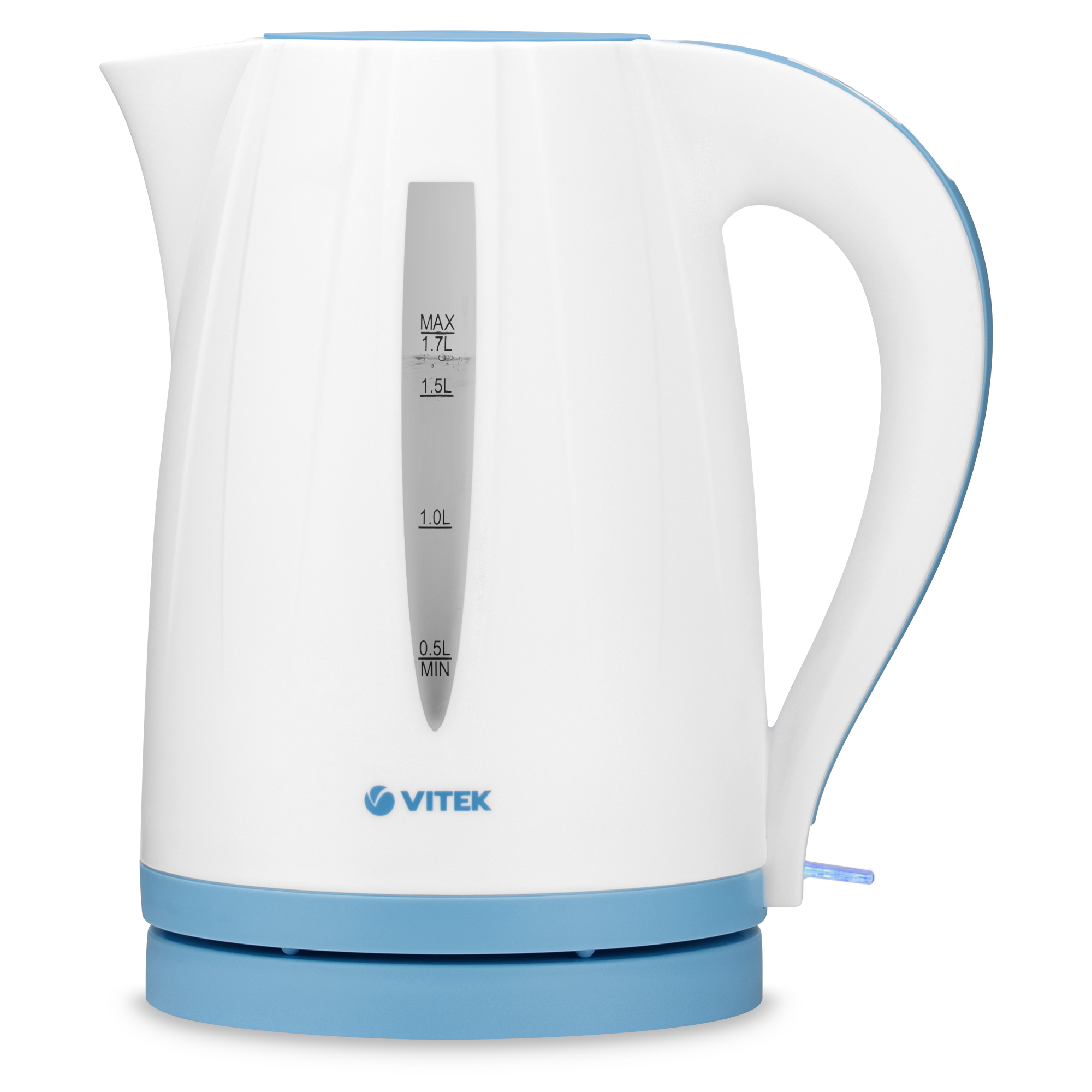 

Чайник электрический VITEK VT-7031 1.7 л белый, голубой, VT-7031