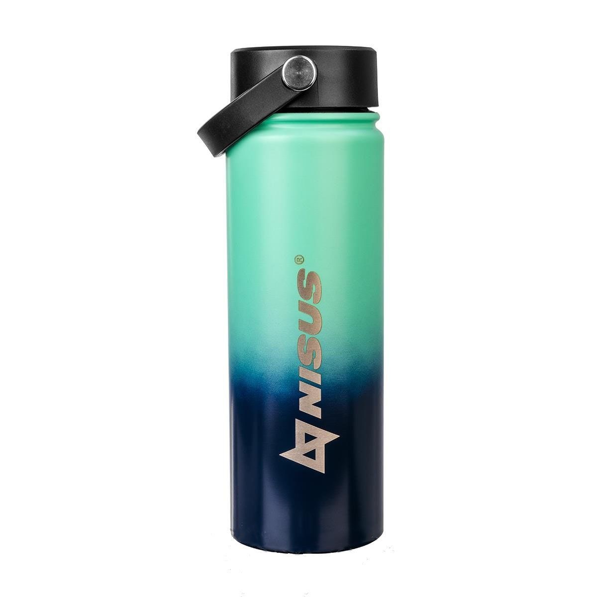 

Термобутылка 530ML три крышки N.TB-022-TB Nisus, Зеленый;синий, N.TB-022-TB