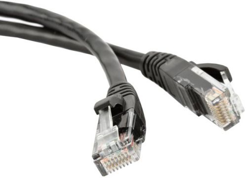 

Патч-корд Lanmaster RJ45-RJ45 0.5м TWT-45-45-0.5-BK, Черный