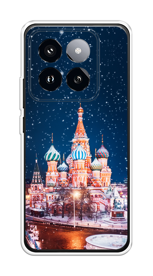 

Чехол на Xiaomi 14 Pro "Москва 1", Коричневый;синий;белый, 320450-1