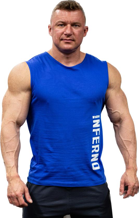 

Майка мужская INFERNO style М-002-000 синяя 3XL, Синий, М-002-000