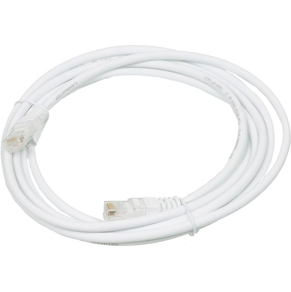 

Патч-корд Lanmaster RJ45-RJ45 0.3м TWT-45-45-0.3-WH, Белый