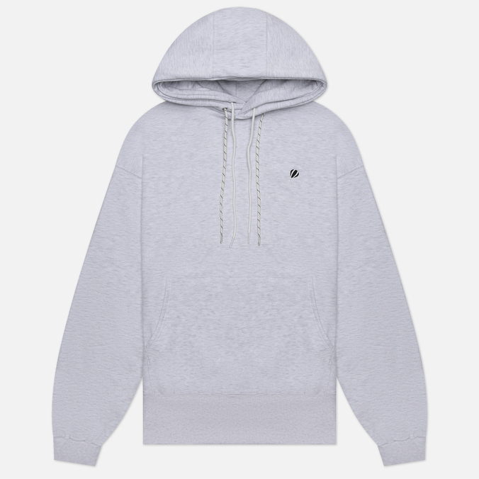 Мужская толстовка ANGLAN Oblique Balloon Double Hoodie серый, Размер L