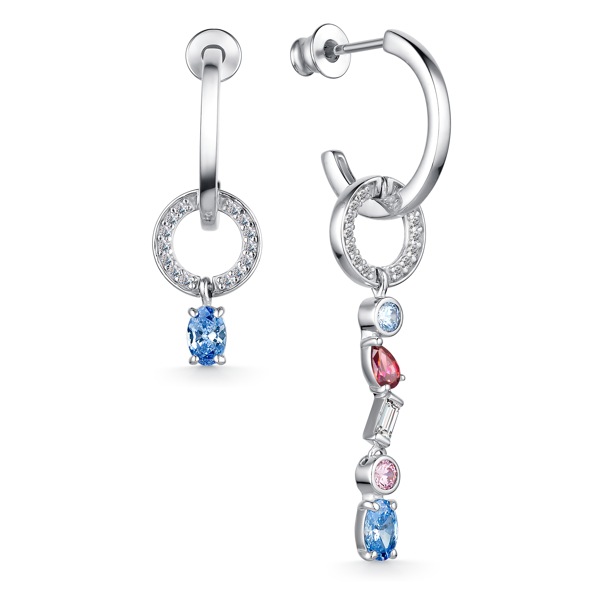 

Серьги из серебра с Swarovski 02-2570/СВ63-00 АЛЬКОР, 02-2570/СВ63-00