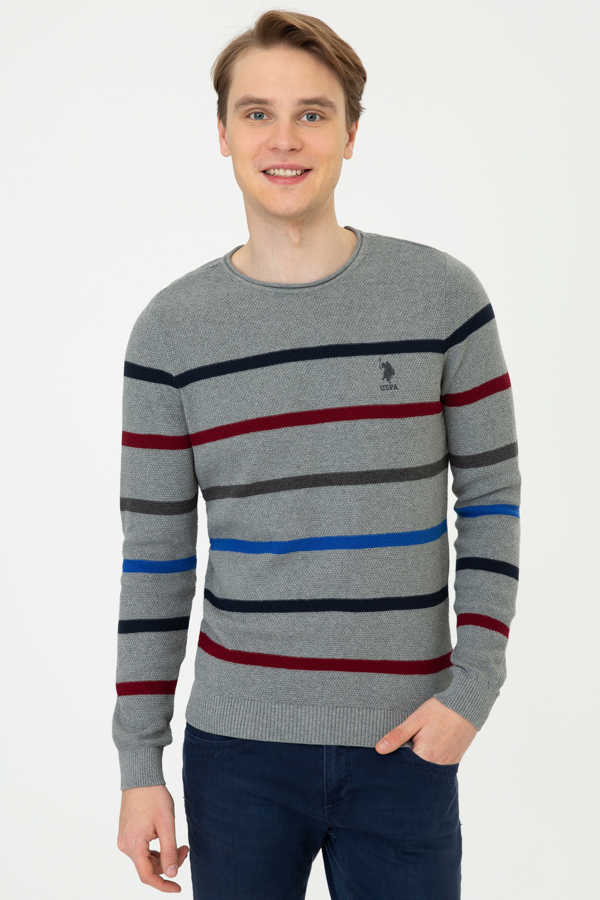 

Джемпер мужской U.S. POLO Assn. G081GL0TK0TOTTAM серый XS, G081GL0TK0TOTTAM