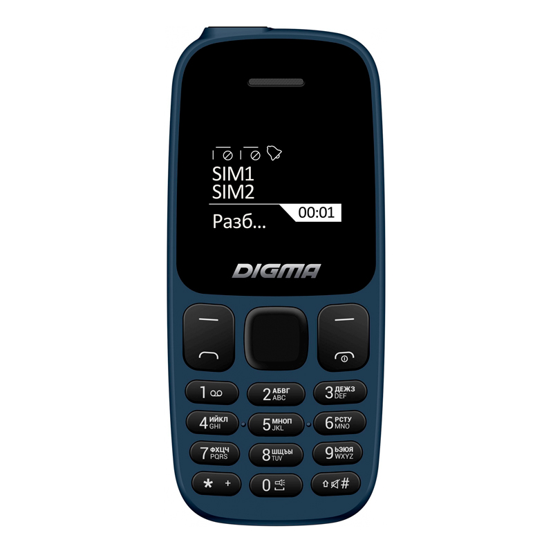 

Сотовый телефон Digma Linx A103, синий, A103