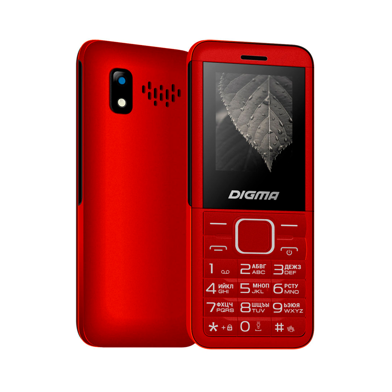 фото Сотовый телефон digma linx c171, красный