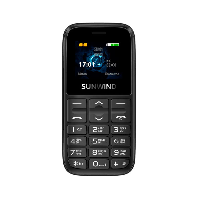 

Сотовый телефон SUNWIND CITI S1701, синий, S1701