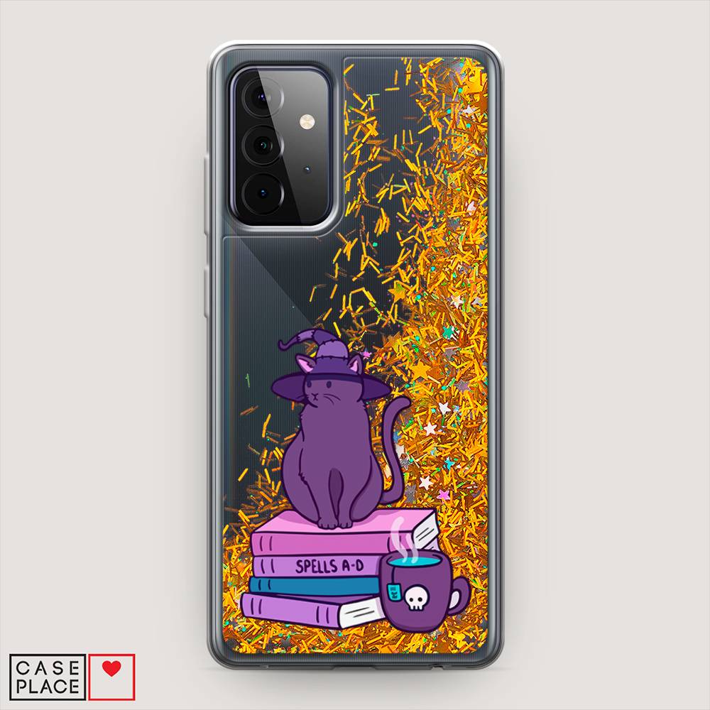

Чехол Awog на Samsung Galaxy A72 / Самсунг A72 "Magic Cat", Разноцветный, 2101990-1