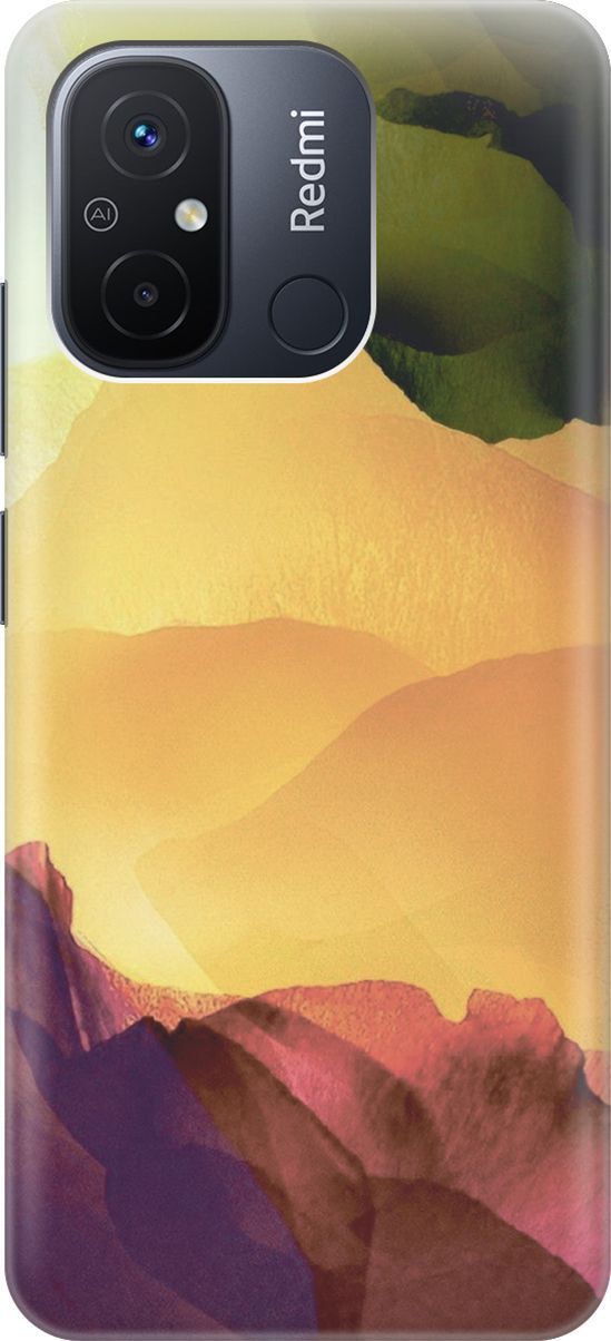 

Силиконовый чехол на Xiaomi Redmi 12C с принтом "Разноцветный гербарий", Желтый;зеленый, 158917