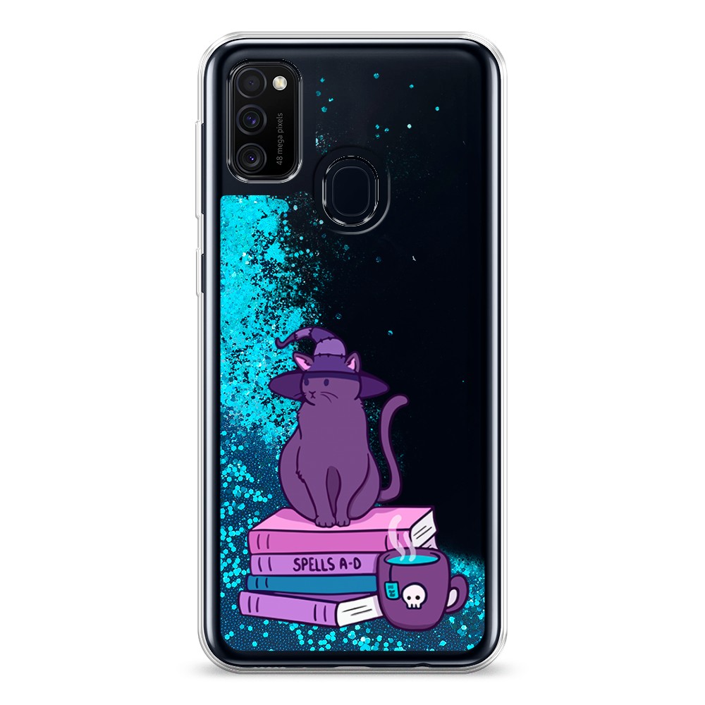

Жидкий чехол с блестками "Magic Cat" на Samsung Galaxy M30s, 29893-1