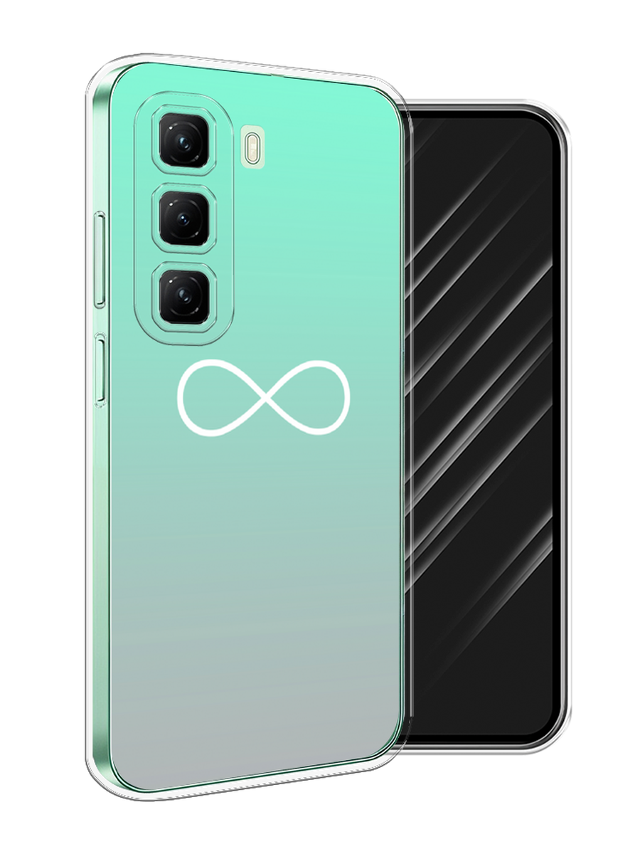 

Чехол Awog на Infinix Hot 50 4G "Бесконечность от Тиффани", Бирюзовый, 3106550-1