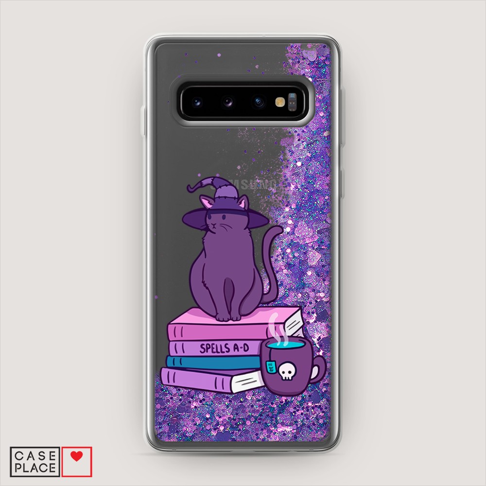 

Чехол Awog на Samsung Galaxy S10 "Magic Cat", Разноцветный, 27092-1