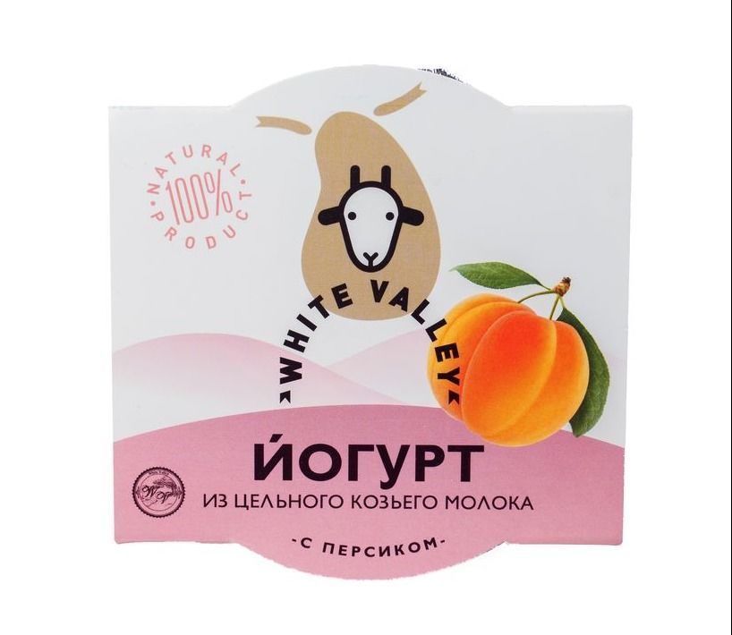 

Йогурт White Valley из цельного козьего молока персик 2,8 - 5,6% БЗМЖ 160 г