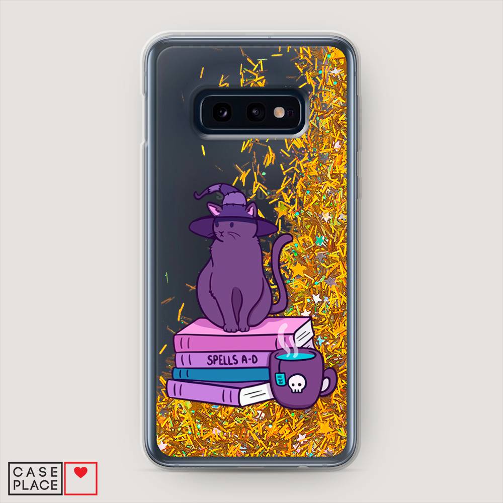 

Жидкий чехол с блестками "Magic Cat" на Samsung Galaxy S10E, 27290-1