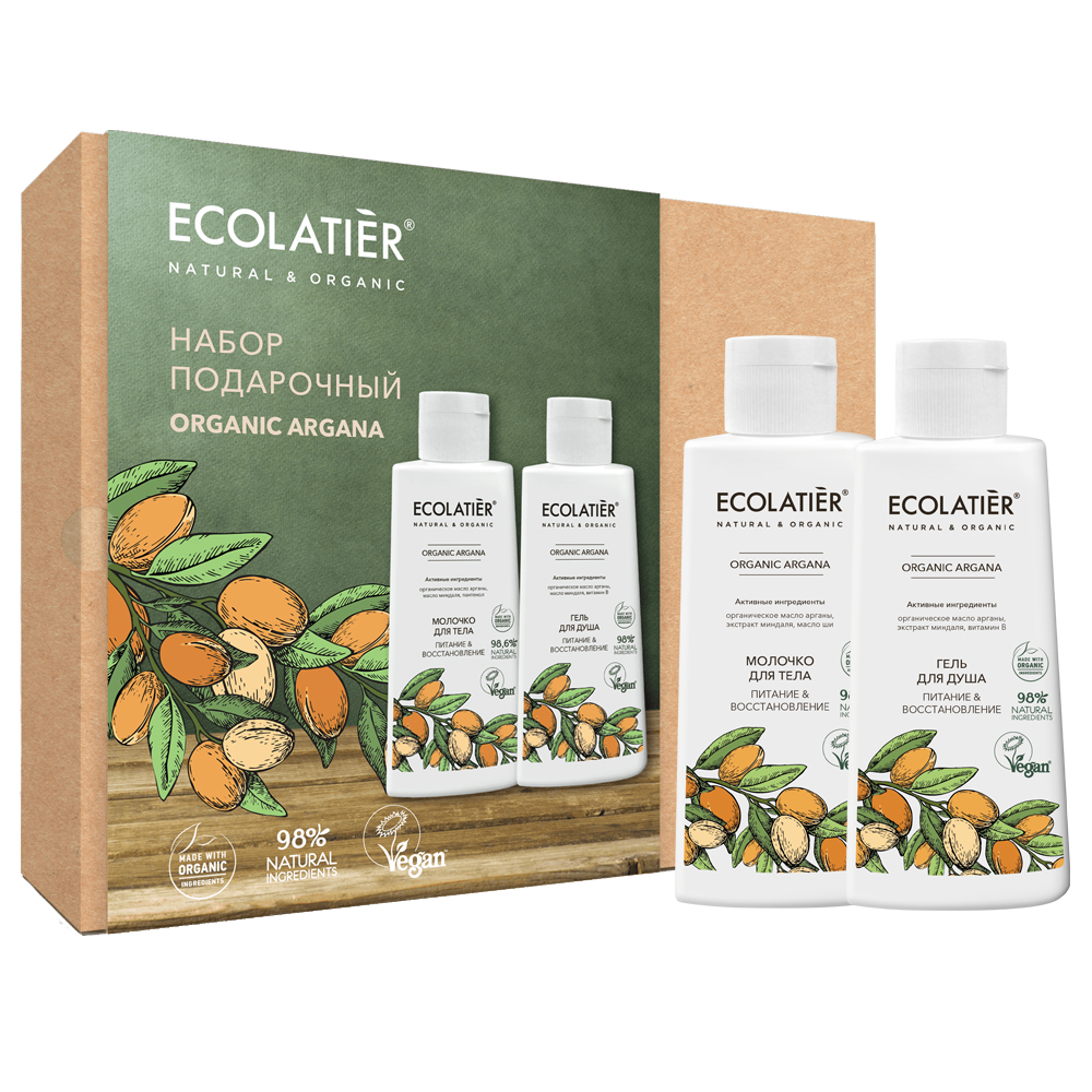 Набор косметики для тела Ecolatier Mens power 2 предмета 340₽