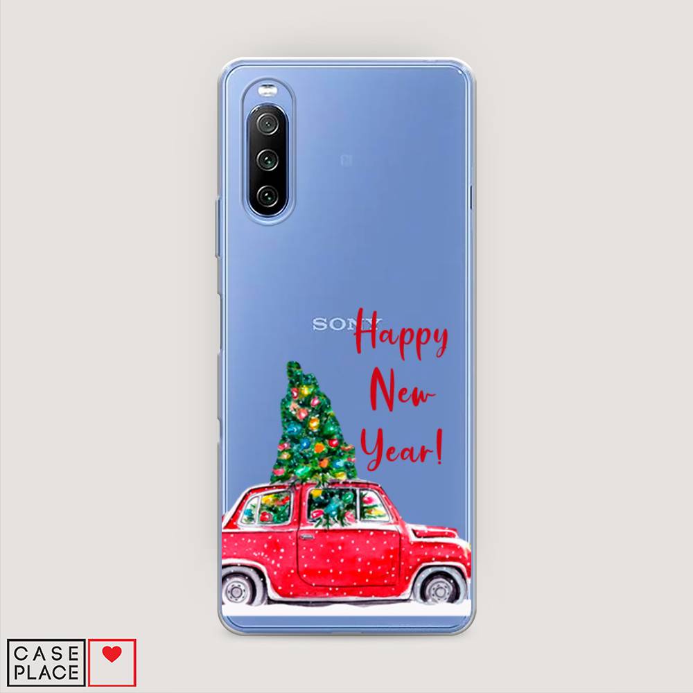 

Чехол на Sony Xperia 10 III "Happy New Year", Красный;зеленый, 54950-5