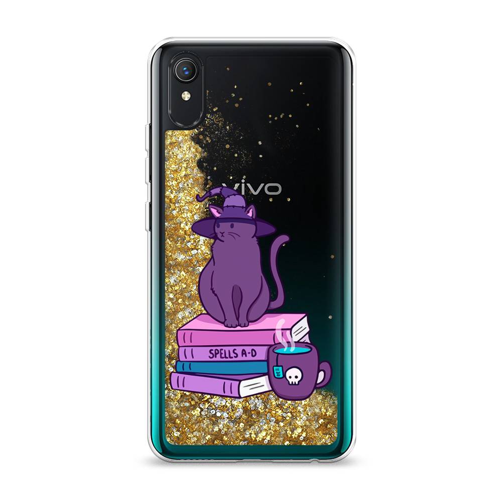 

Жидкий чехол с блестками "Magic Cat" на Vivo Y1s, 263290-1