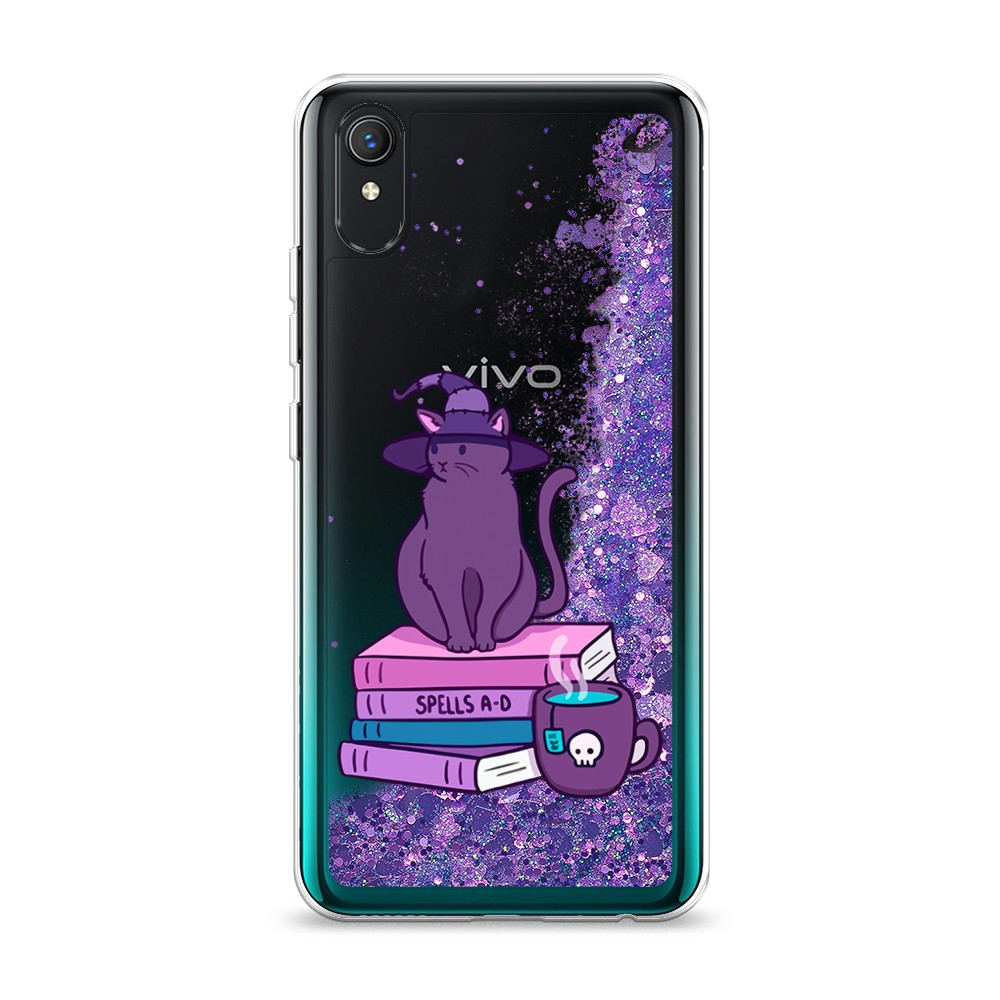 

Жидкий чехол с блестками "Magic Cat" на Vivo Y1s, 263292-1