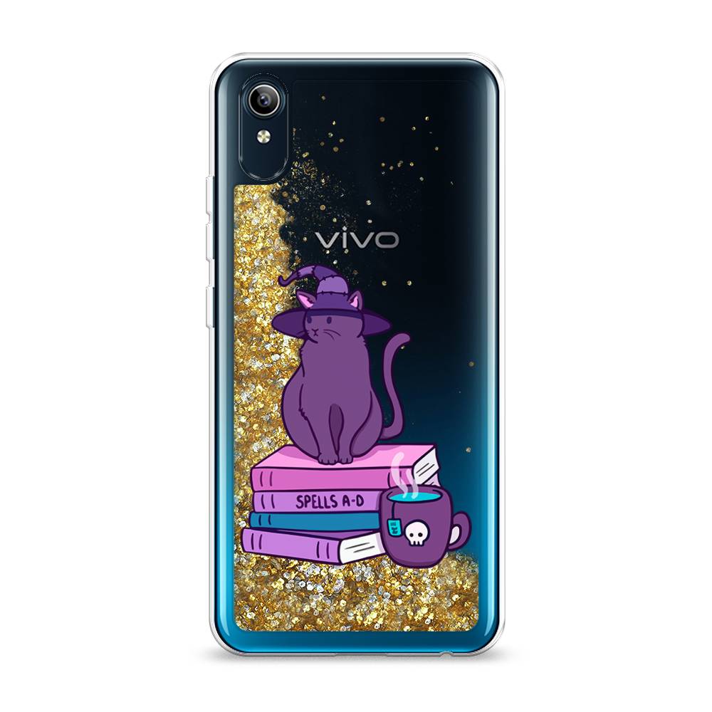 

Жидкий чехол с блестками "Magic Cat" на Vivo Y91c, 262890-1