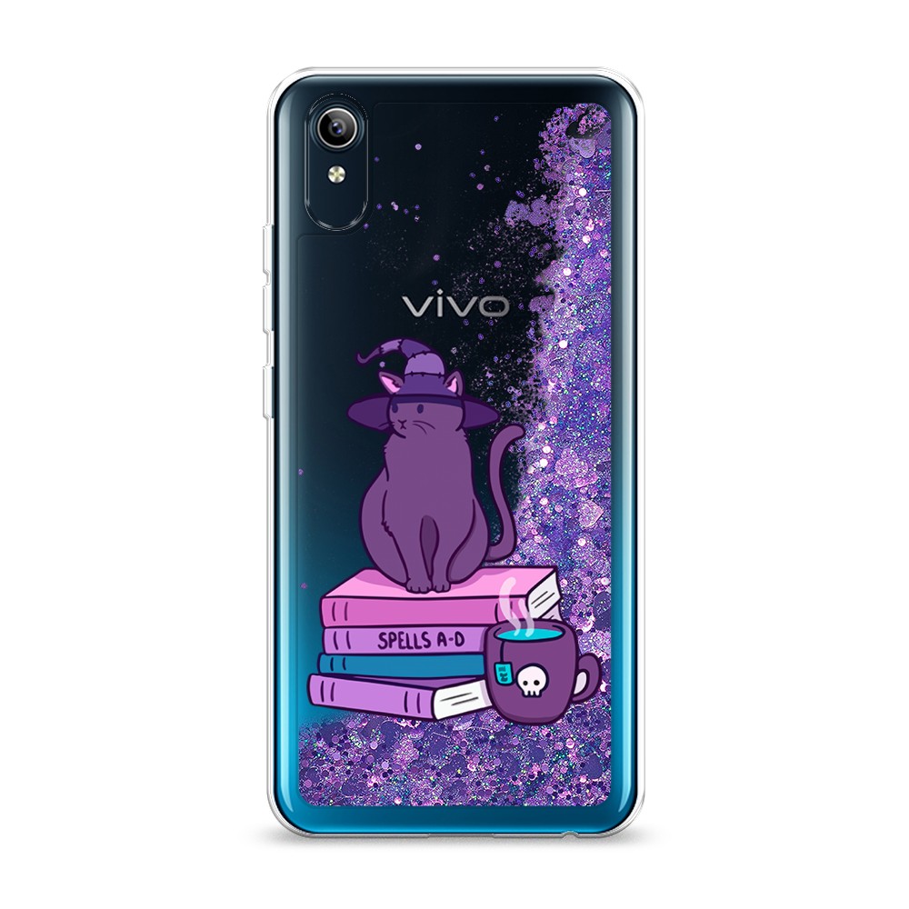 

Жидкий чехол с блестками "Magic Cat" на Vivo Y91c, 262892-1