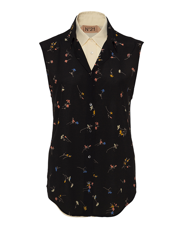 

Блуза женская № 21 N2MG042.21 черная 42 IT, Черный, N2MG042.21