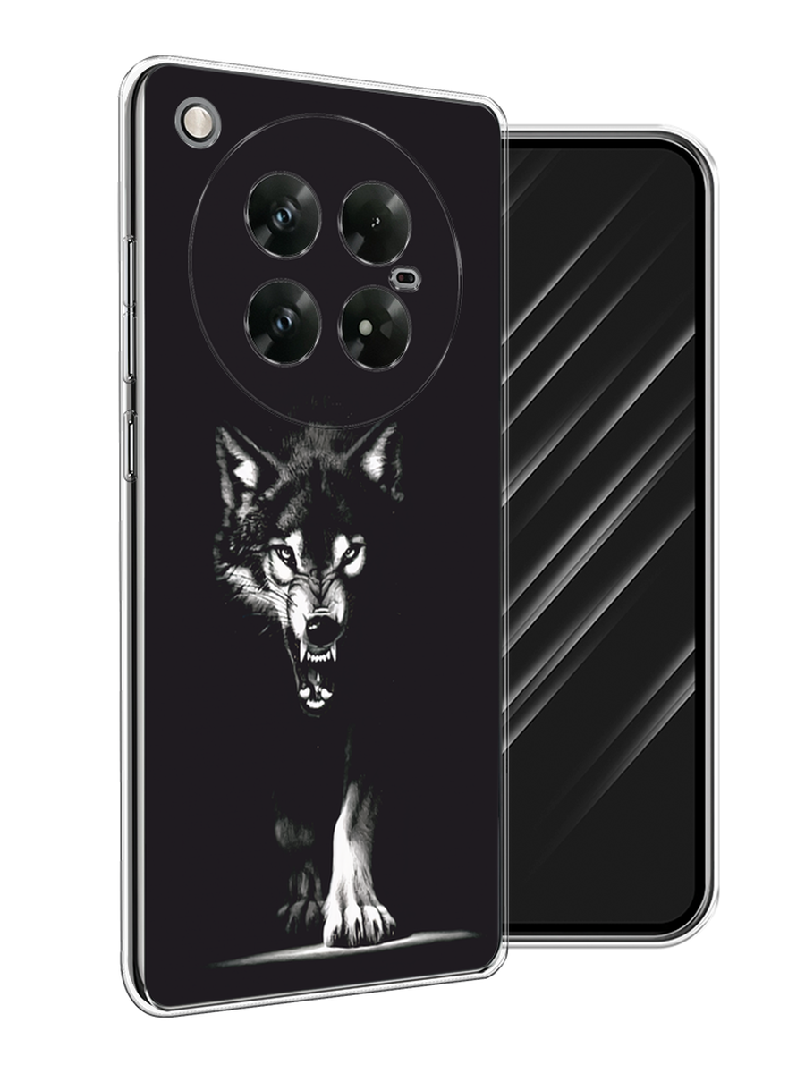 

Чехол Awog на Infinix Zero 40 5G "Волк выходит из ночи", Серый;черный;белый, 3106650-1