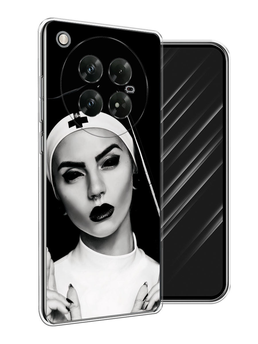 

Чехол Awog на Infinix Zero 40 5G "Черная монашка", Серый;черный, 3106650-1