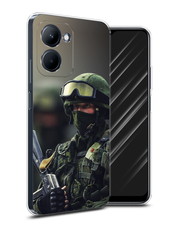 

Чехол Awog на Realme C33 "Солдат", Зеленый;серый, 2511350-5