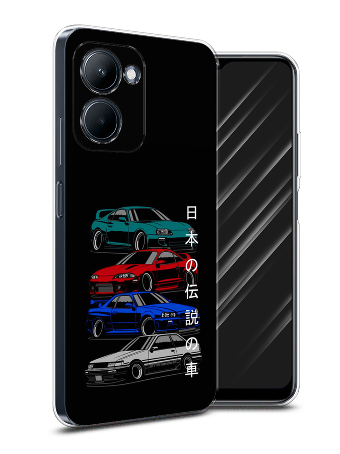 

Чехол Awog на Realme C33 "JDM Legend cars", Зеленый;красный;синий, 2511350-5
