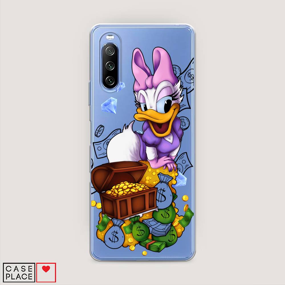 

Чехол на Sony Xperia 10 III "Rich Daisy Duck", Коричневый;белый;фиолетовый, 54950-6