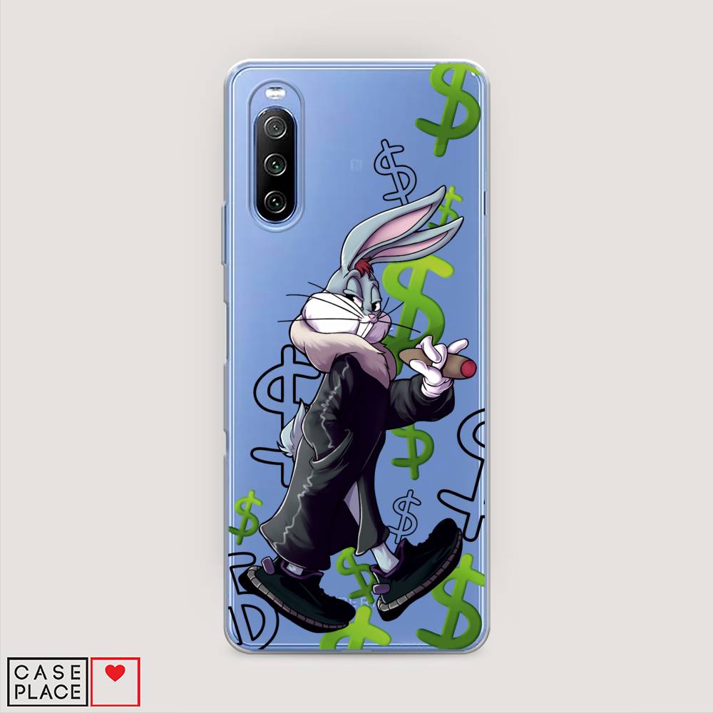 

Чехол на Sony Xperia 10 III "Rich Bugs Bunny", Зеленый;черный;голубой, 54950-6