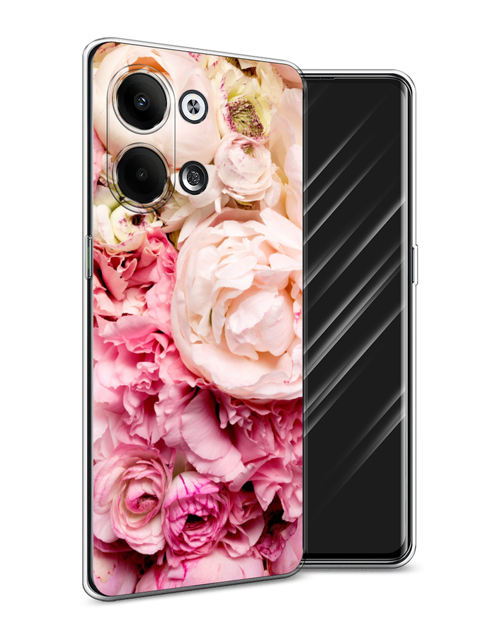

Чехол Awog на Oppo Reno 9 "Пионы яркие", Розовый, 2512750-8