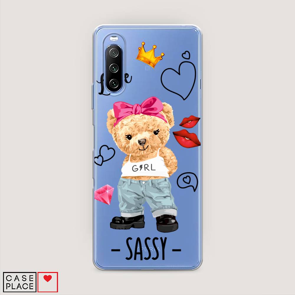

Чехол на Sony Xperia 10 III "Sugar Mommy", Голубой;белый;розовый, 54950-6